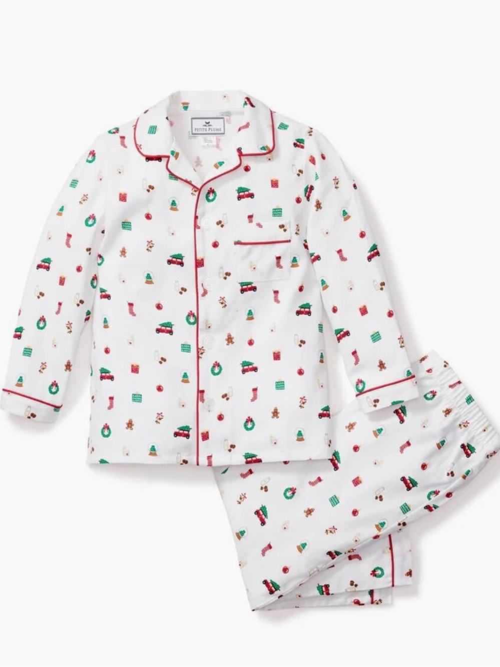 Petite Plum Winter Nostalgia Twill Pajama Set